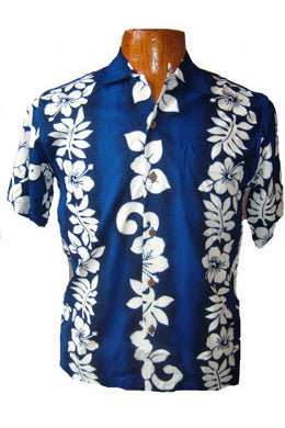 Hawaii-Shirt Für Kinder - San Diego Blau