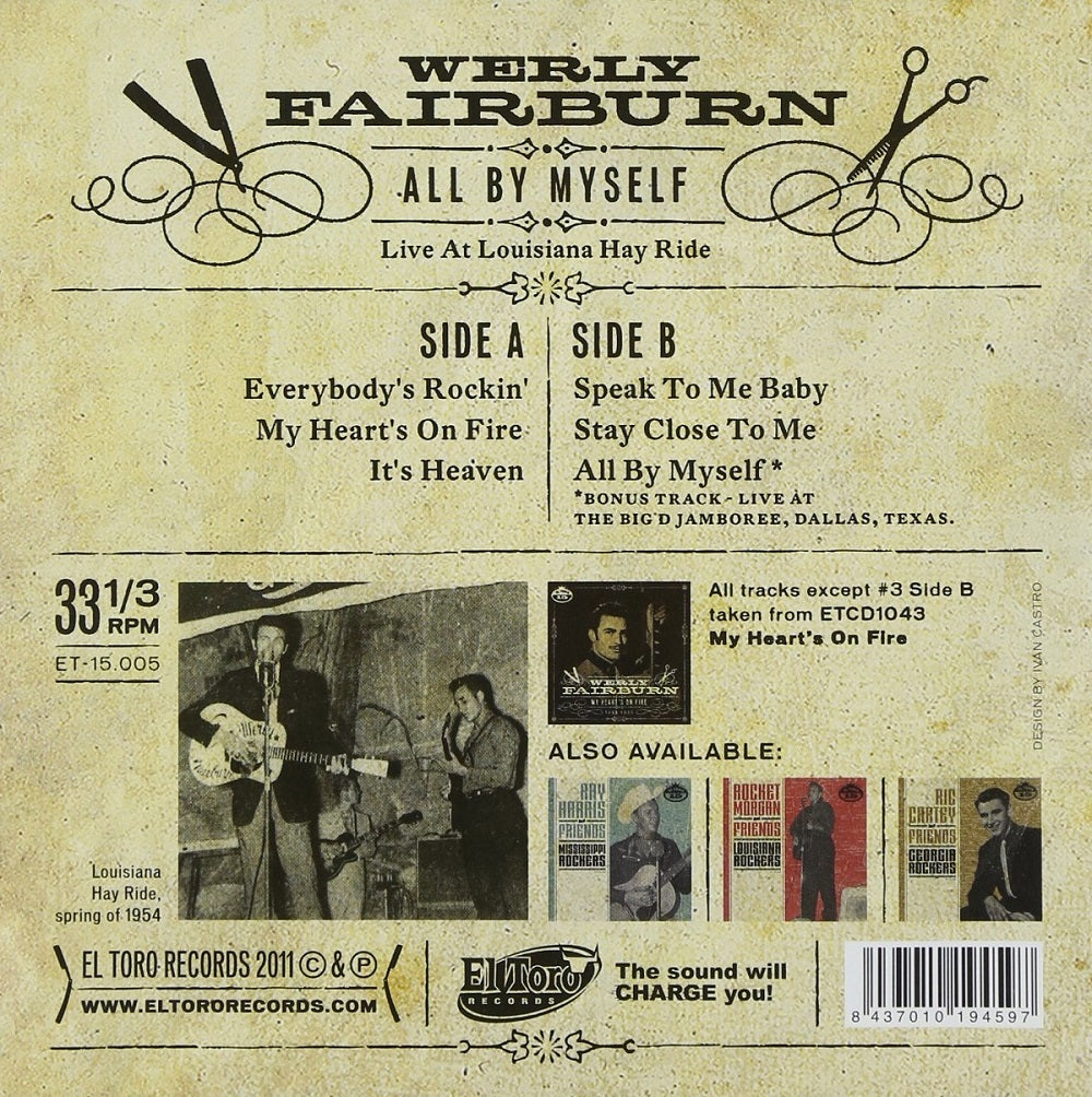 Single - Werly Fairburn - All By Myself (colored Vinyl)