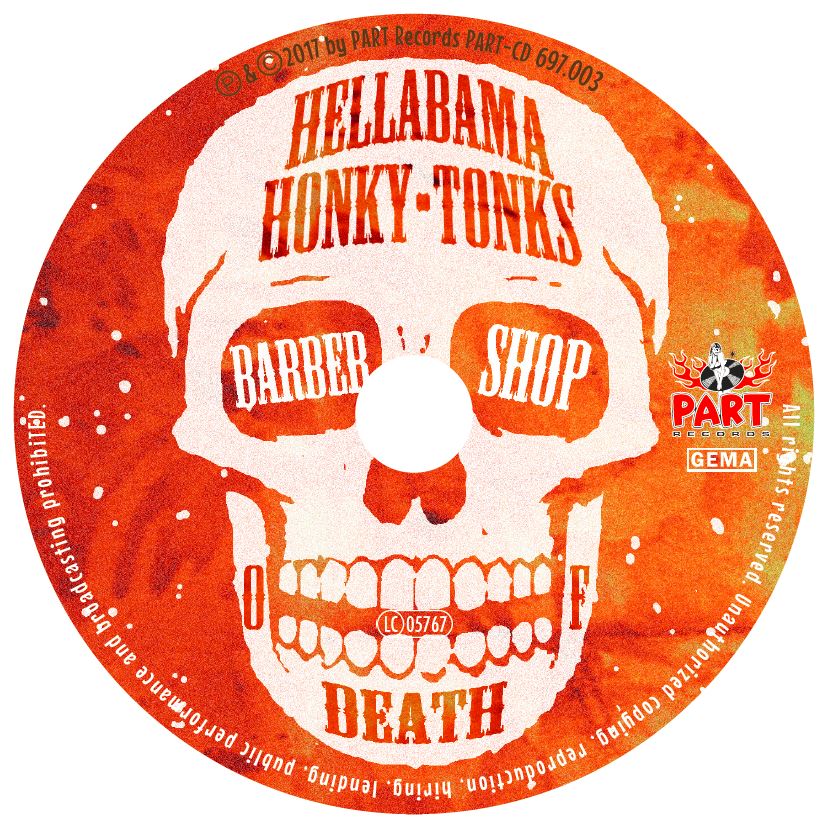 CD - Hellabama Honky Tonks - Barbershop of Death