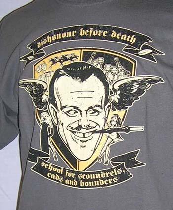 T-Shirt - Terry Thomas 'Dishonour Before Death' - Rockwells Speedshop