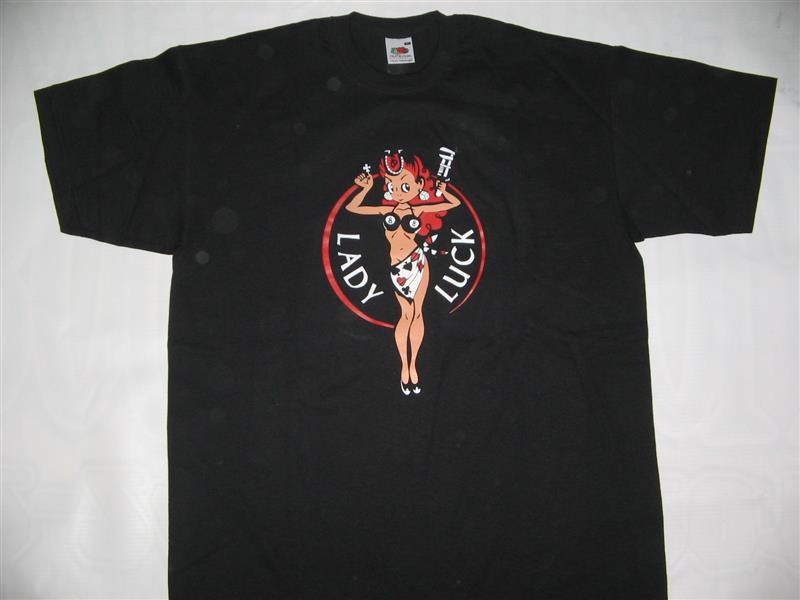 T-Shirt - Lady Luck Pin Up