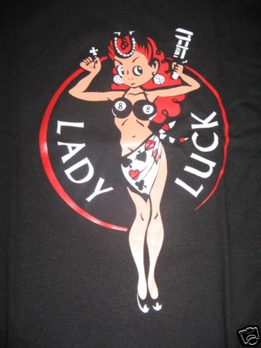 T-Shirt - Lady Luck Pin Up