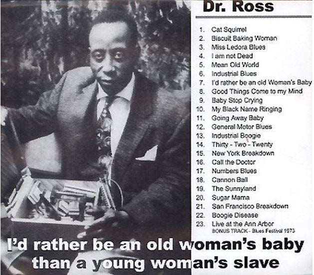 CD - Dr. Ross - The Harmonica Boss