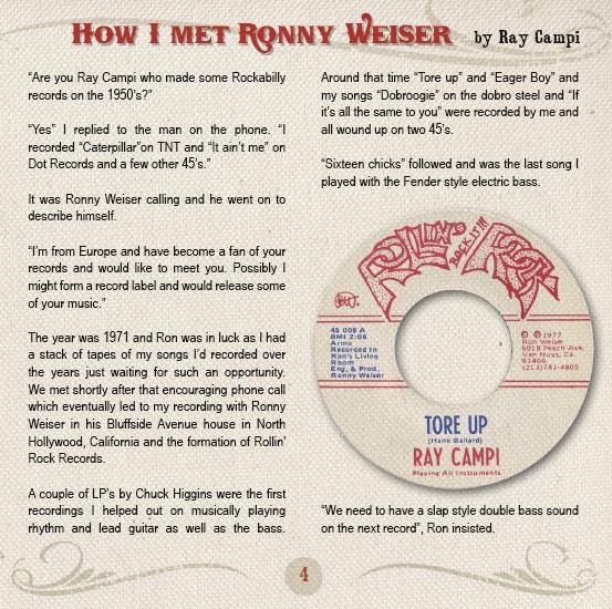 CD - Ray Campi - The Rollin' Rock Recordings Vol. 1