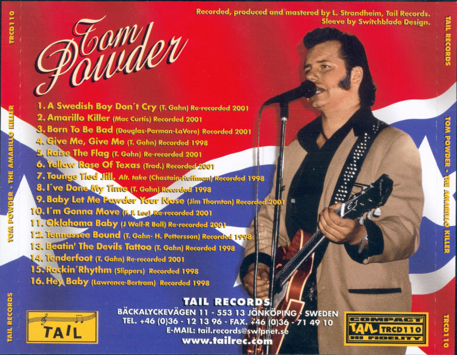 CD - Tom Powder - The Amarillo Killer