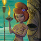 Kühlschrankmagnet - Aaron Marshall - Red Head Hula Girl