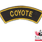 Biker Aufnäher - Coyote