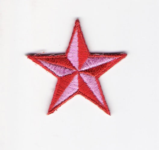 Aufnäher - Nautical Star Rot, Mini
