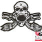 Virus Style Rückenaufnäher - Skull