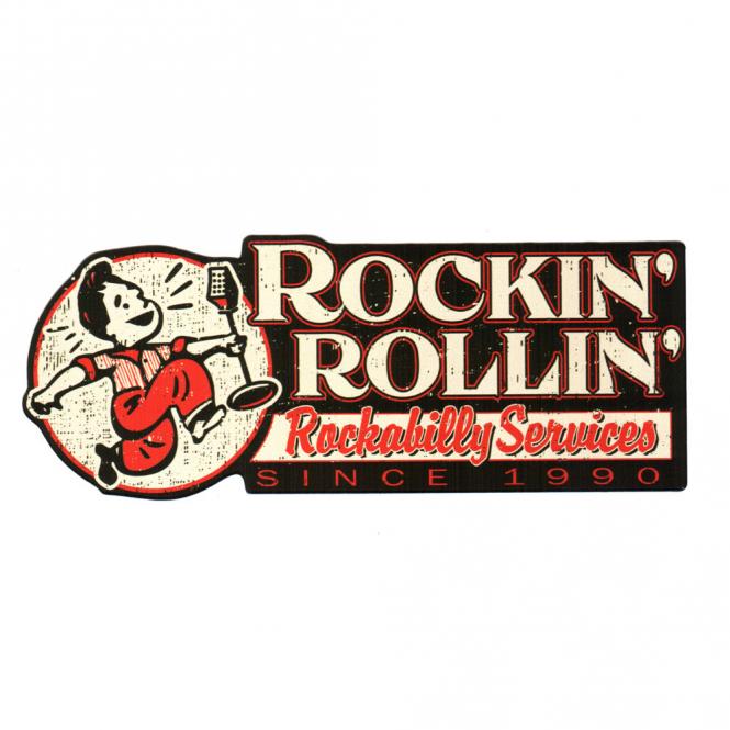 Sticker - Rockin' Rollin' Rockabilly Services