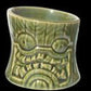 Tiki Mug - Leno (Pron. Lee-No) Tiki Mug - Green Glaze