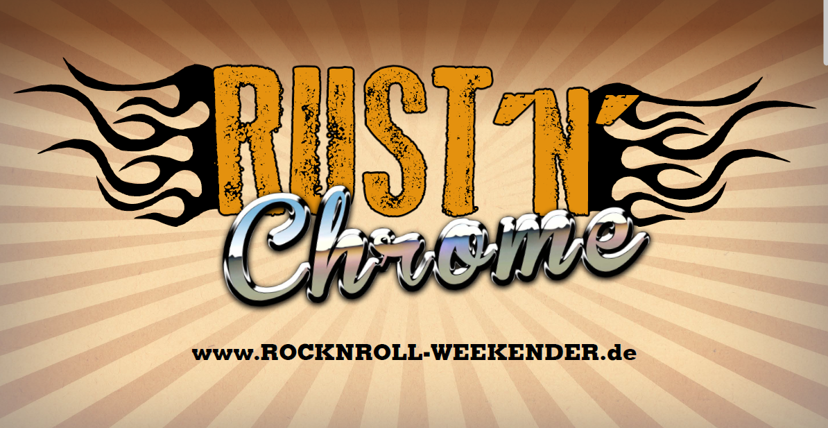 Bauzaunbanner Walldorf Weekender - Rust'N'Chrome - Logo