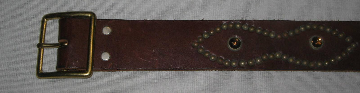 Western Belt Gürtel Braun - Vintage Rockabilly 50s Hep Cat