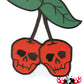 Rückenaufnäher - Kirschen Als Totenkopf