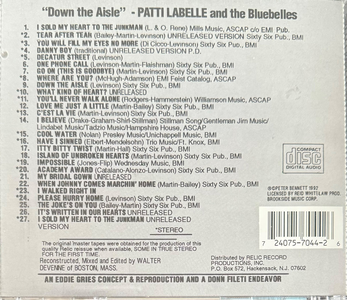 CD - Patti LaBelle And The Bluebelles - Down The Aisle