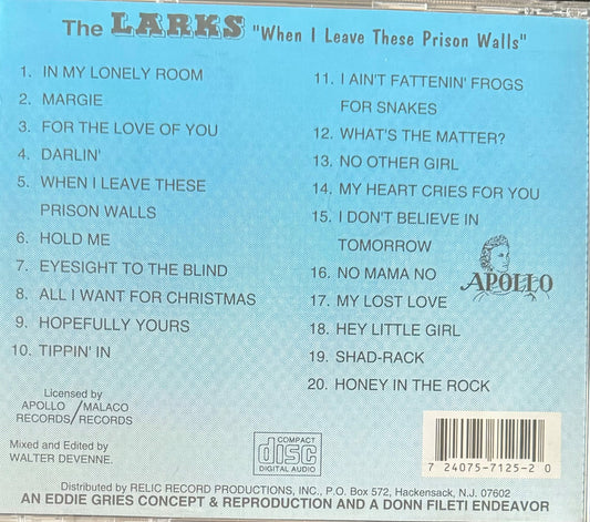 CD - Larks - When I Leave These Prison Walls