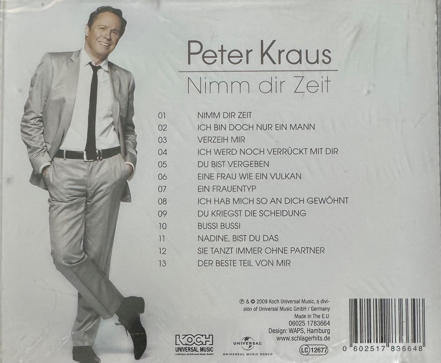 CD - Peter Kraus - Nimm Dir Zeit