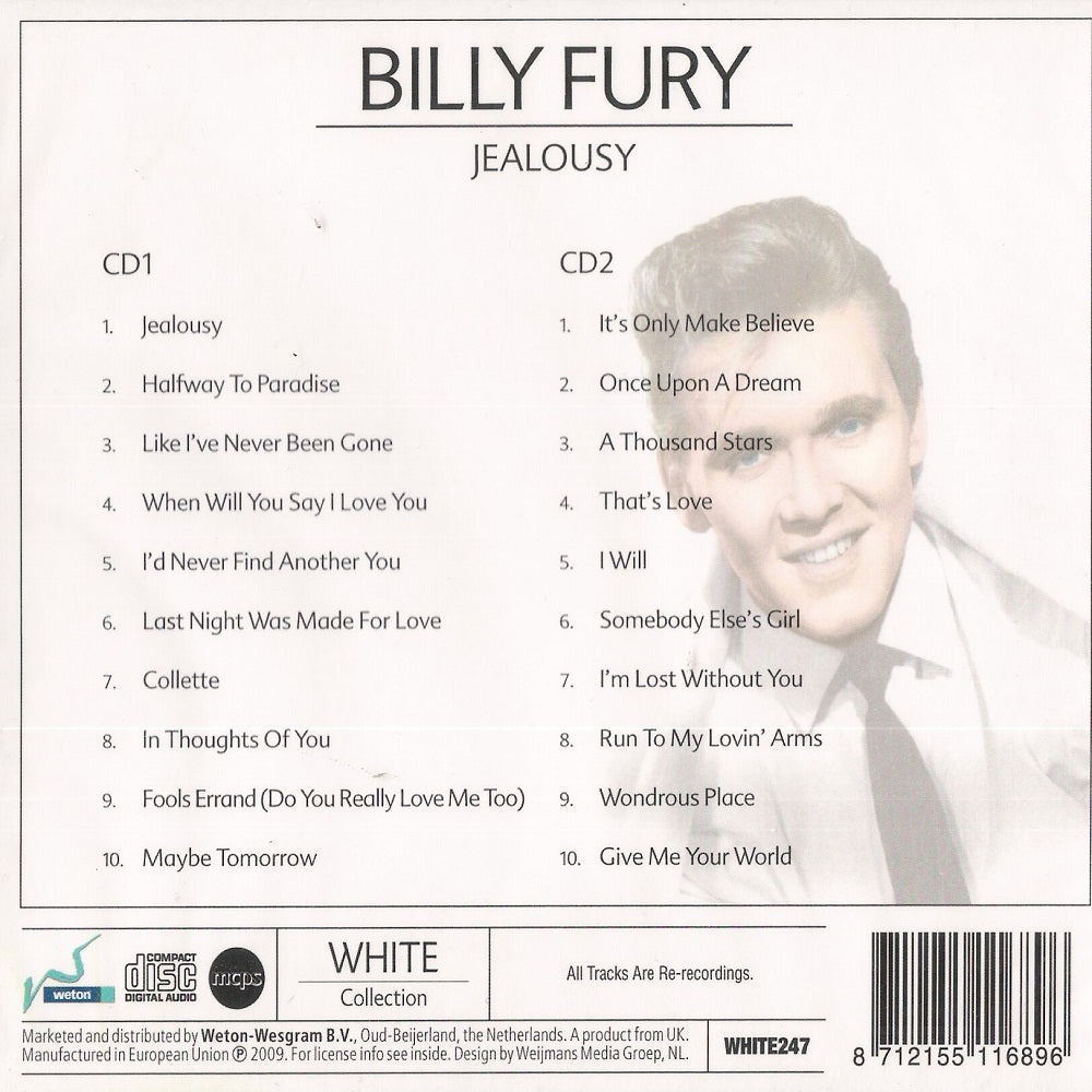 CD-2 - Billy Fury - Jealousy