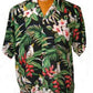 Hawaii - Shirt - Birds Of Paradise, Black