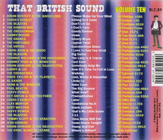 CD - VA - That British Sound Vol. 10