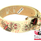 Gürtel King Kerosin - Skulll - Creme