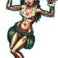 Big Toe Aufkleber - Lucky Hula Girl