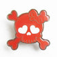 Gürtelschnalle - Girlie Skull Red