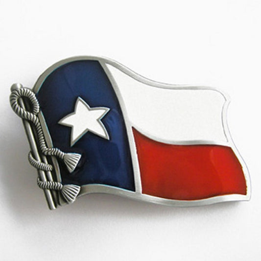 Gürtelschnalle - Texas Flag