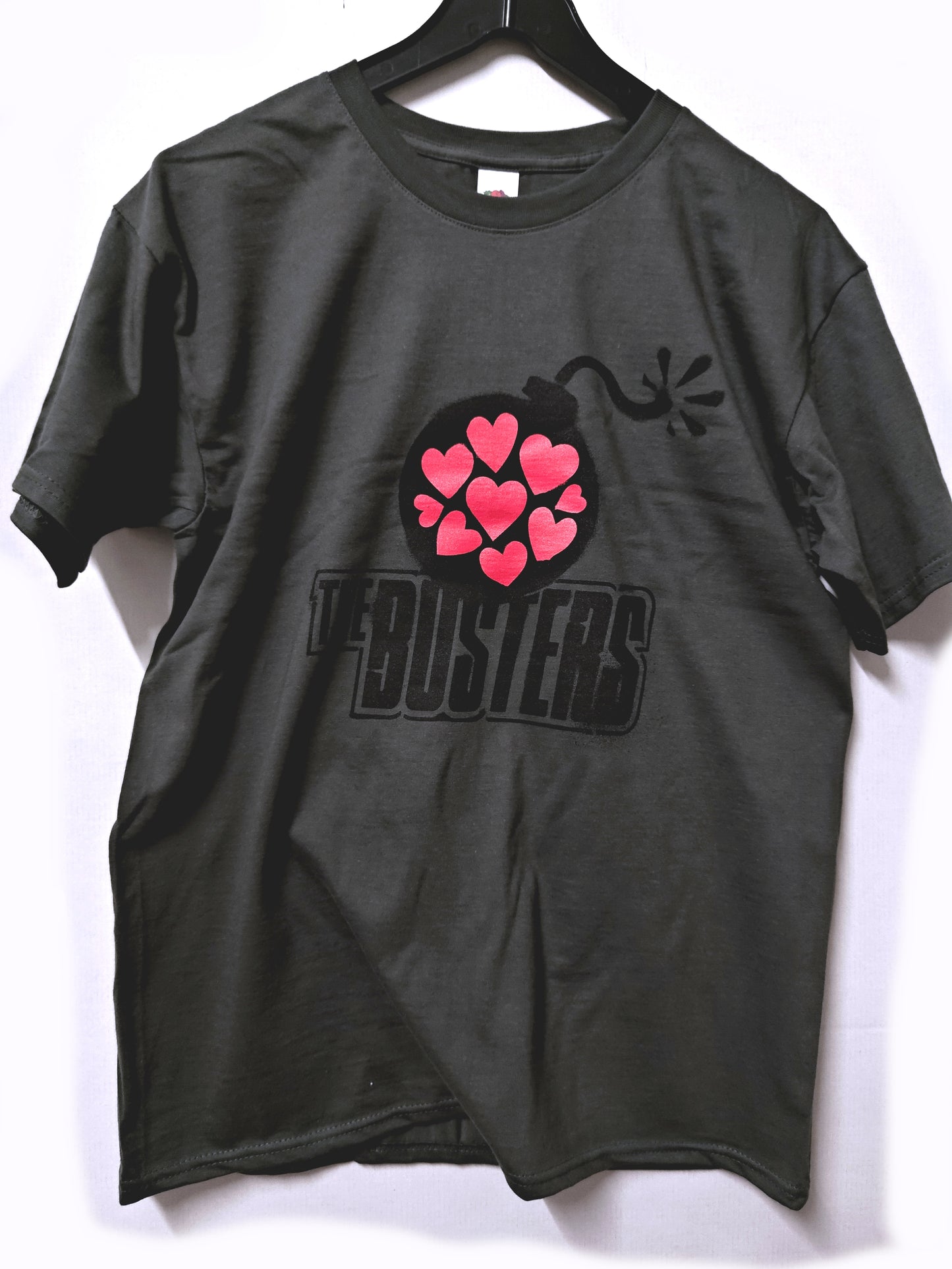 T-Shirt - Busters - Love Bombs - Light Graphite