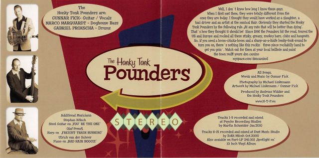 CD - Honky Tonk Pounders - Devil Bop