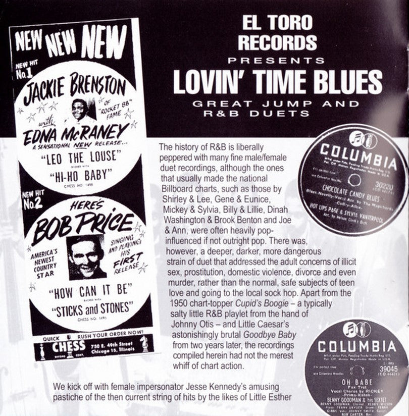 CD - VA - Lovin' Time Blues - Great Jump And R&B Duets