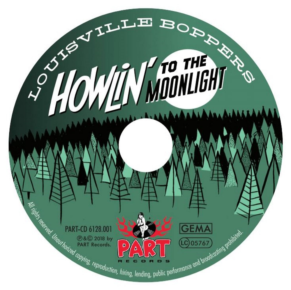 CD - Louisville Boppers - Howlin' To The Moonlight