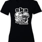 Girl-Shirt - Busters - Ska Against Racism, schwarz