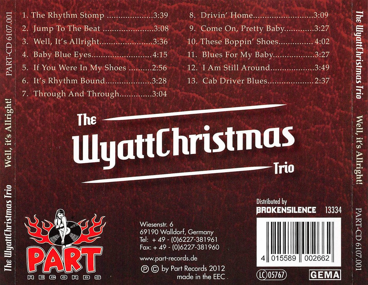 CD - WyattChristmas Trio - Well, It's Allright !