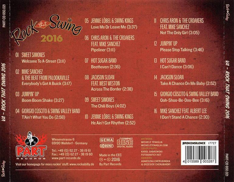 CD - VA - Rock That Swing 2016