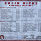 CD-2 - Colin Hicks - Anthology 1957 - 1961