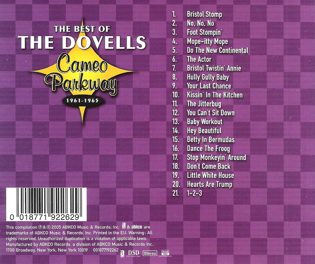 CD - Dovells - The Best Of Cameo Parkway - 1961-1965