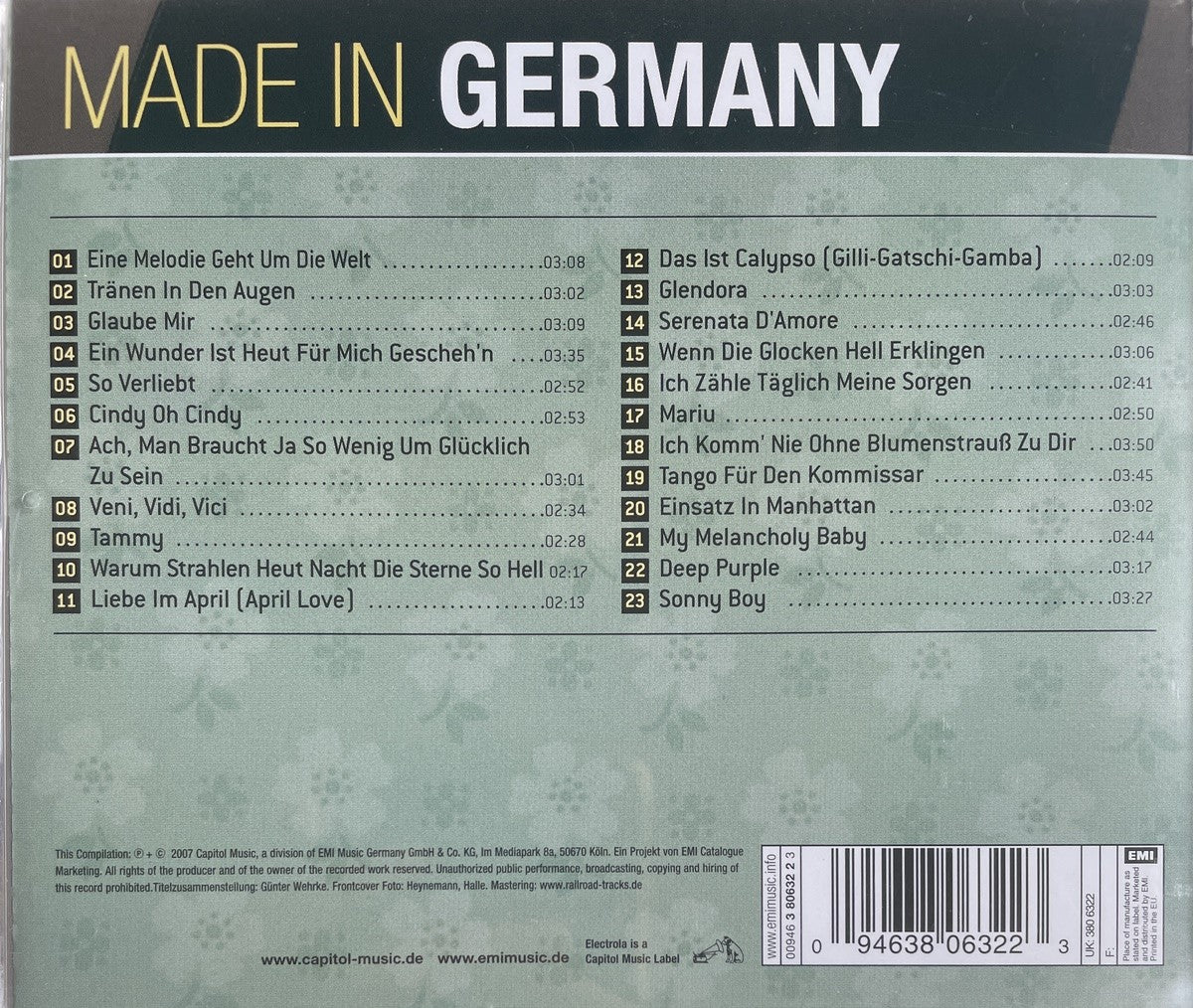CD - Wolfang Sauer - Made In Germany