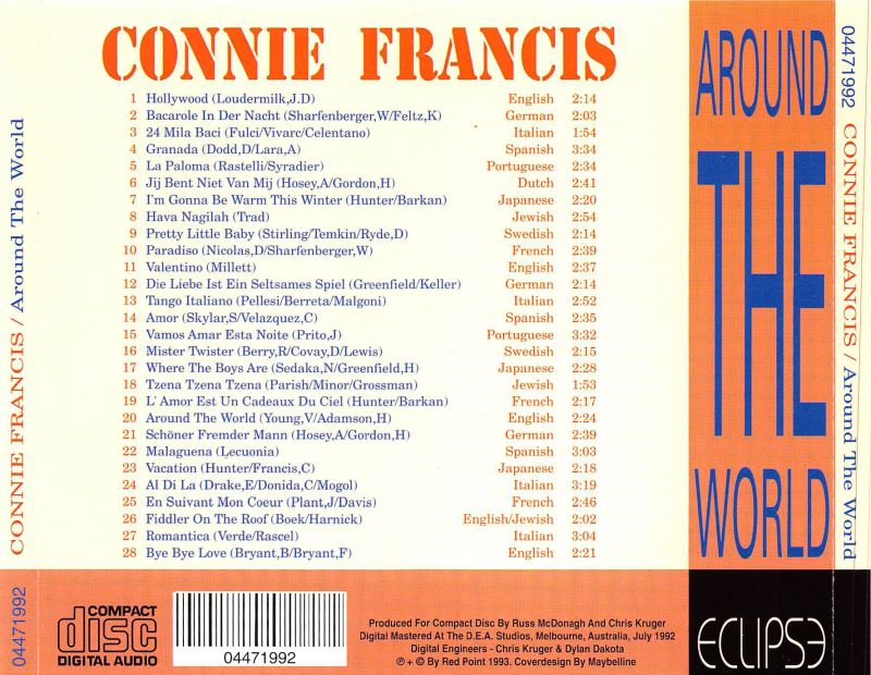 CD - Connie Francis - Around The World