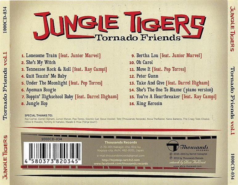 CD - Jungle Tigers - Tornado Friends Vol. 1
