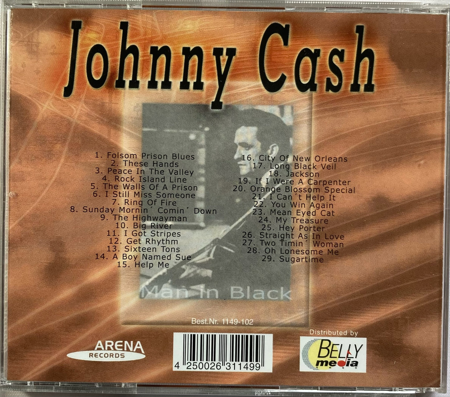 CD - Johnny Cash - Man In Black