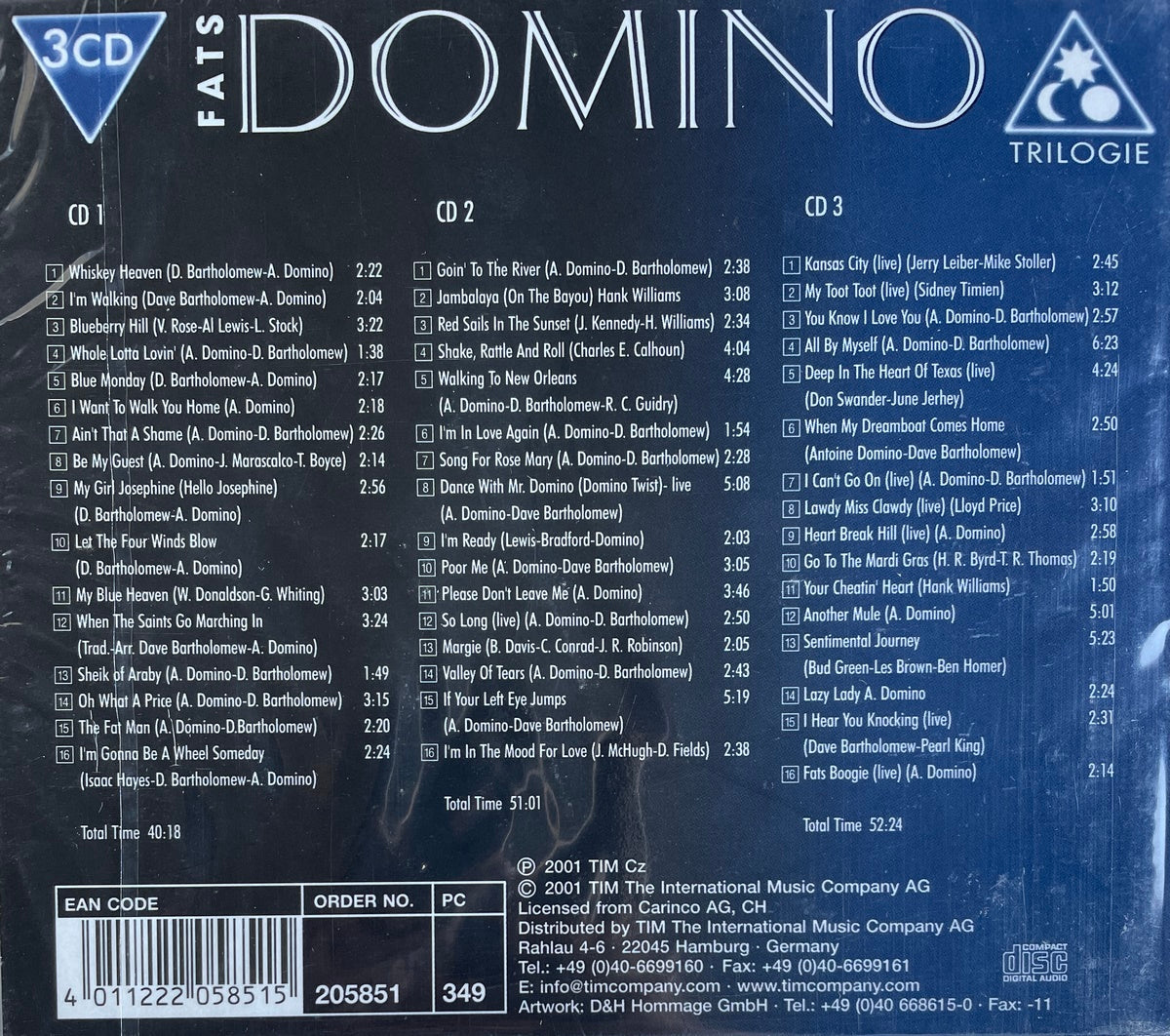 CD-3 - Fats Domino - Rock Right Now With The Fat Man