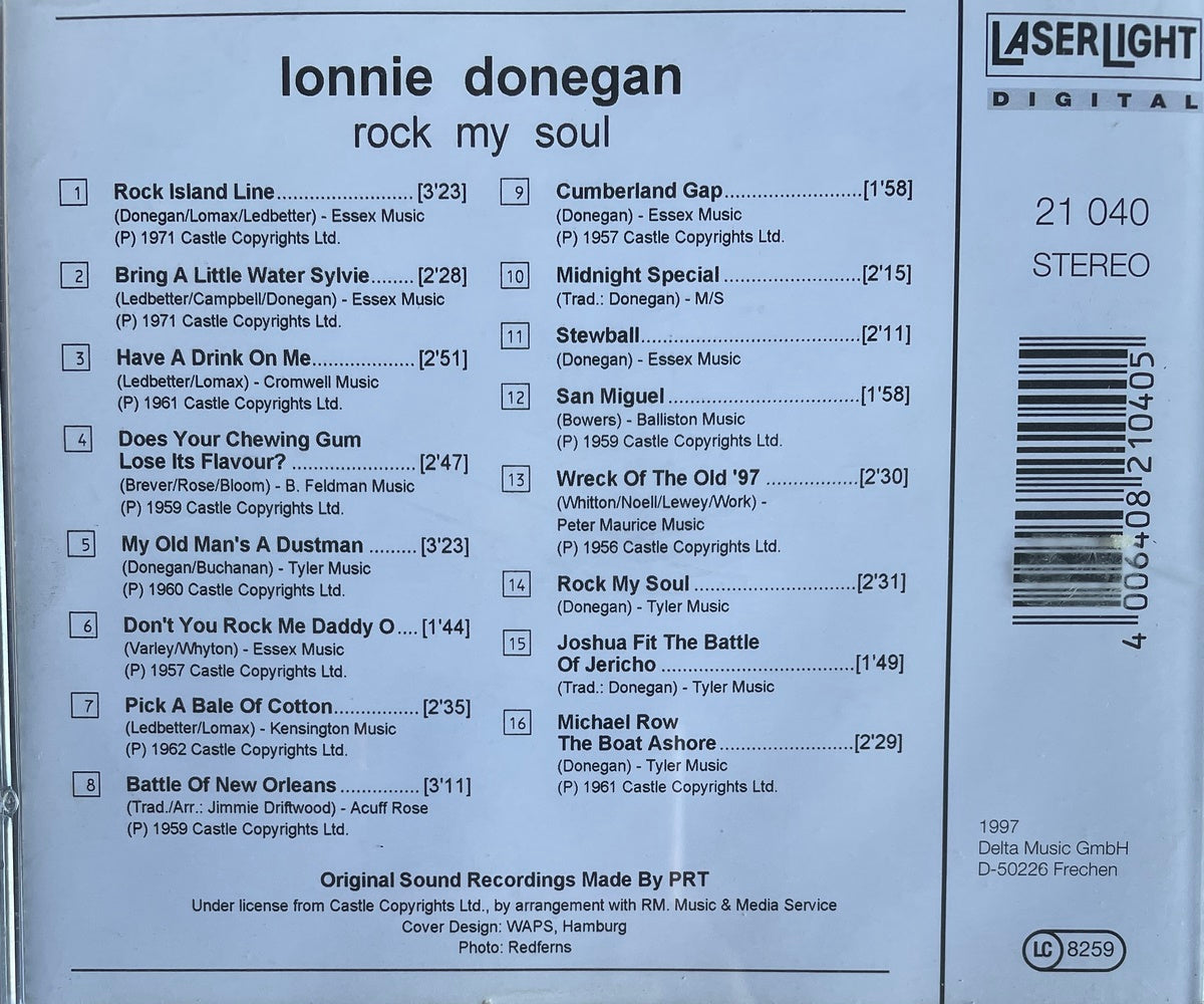 CD - Lonnie Donegan - Rock My Soul