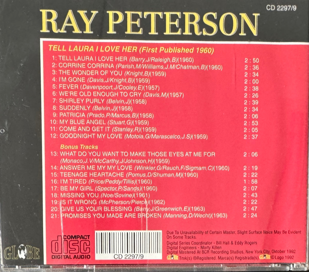 CD - Ray Peterson - Vol. 15