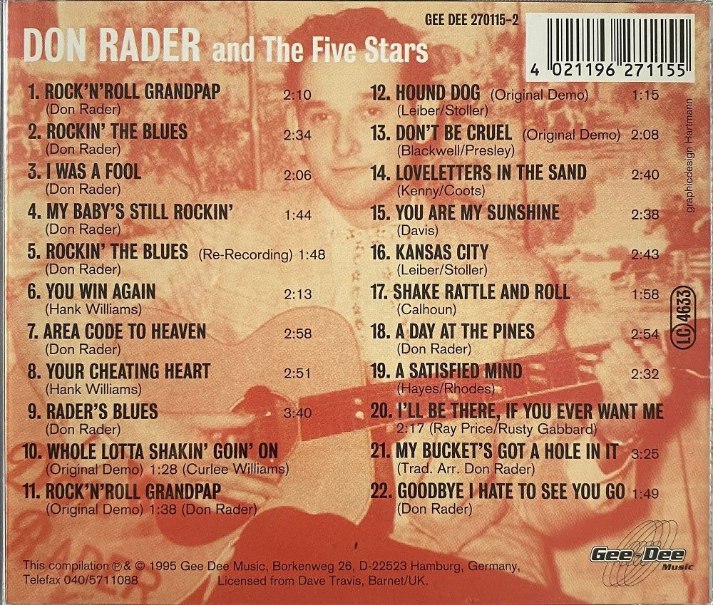 CD - Don Rader - Detroid Rockabilly Man