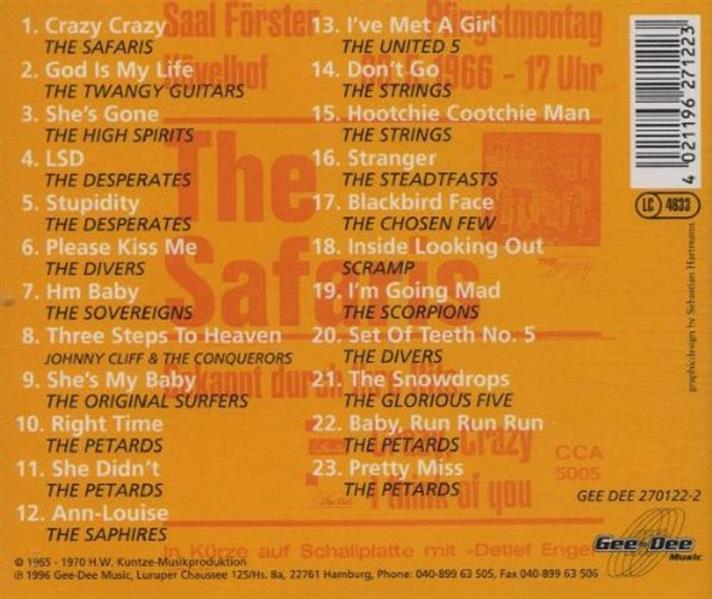 CD - VA - Rare And Raw Beat From The 60's Vol. 2