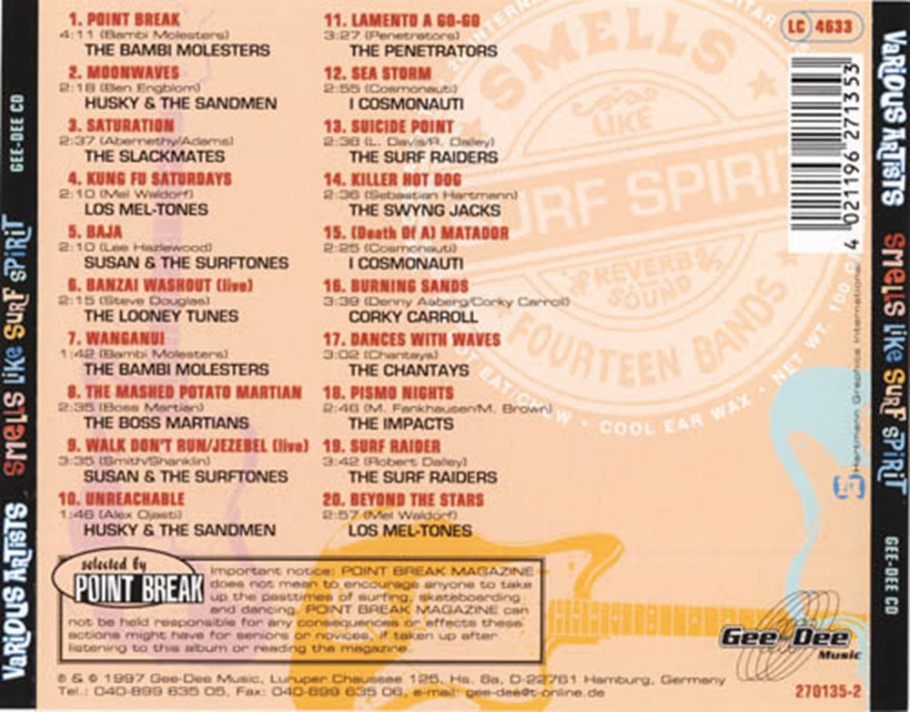 CD - VA - Smells Like Surf Spirit
