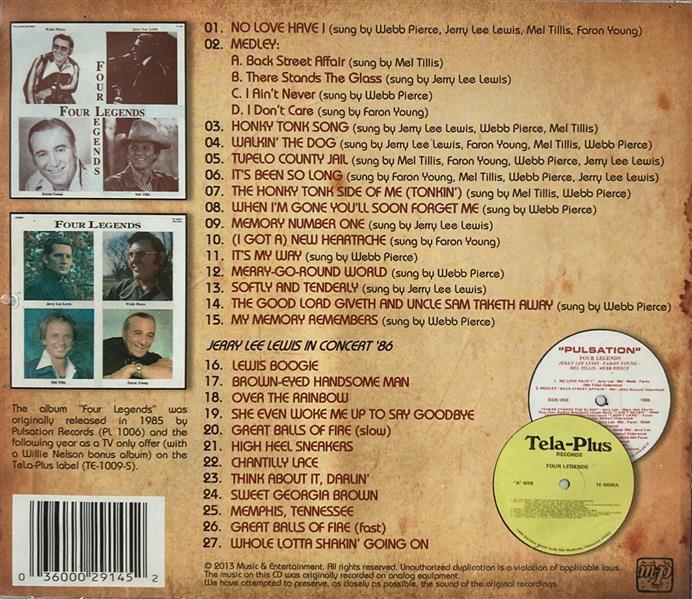 CD - VA - Four Legends