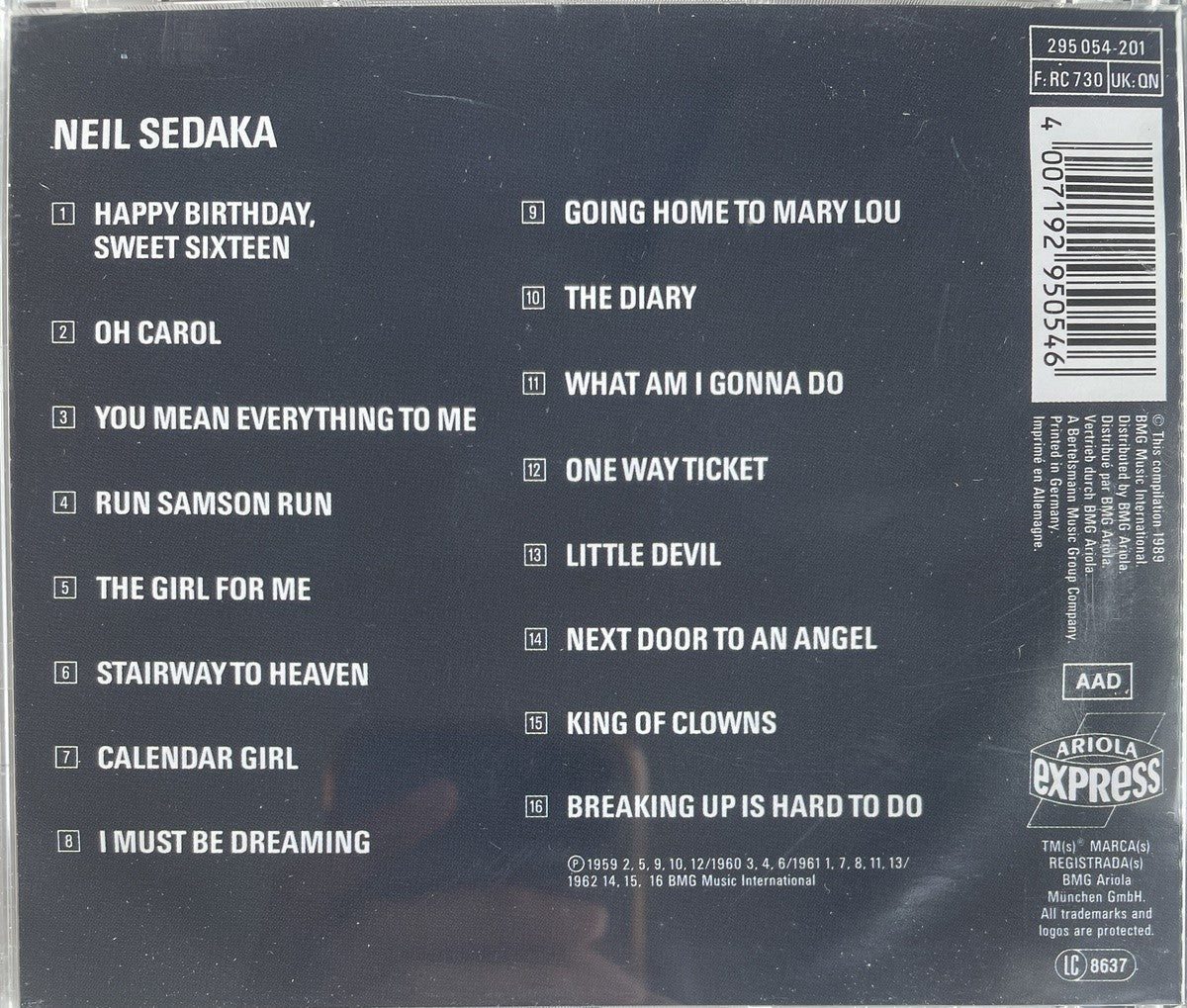 CD - Neil Sedaka - Neil Sedaka