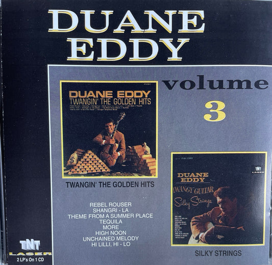 CD - Duane Eddy - Vol. 3 - Twangin' The Golden Hits & Silky Strings